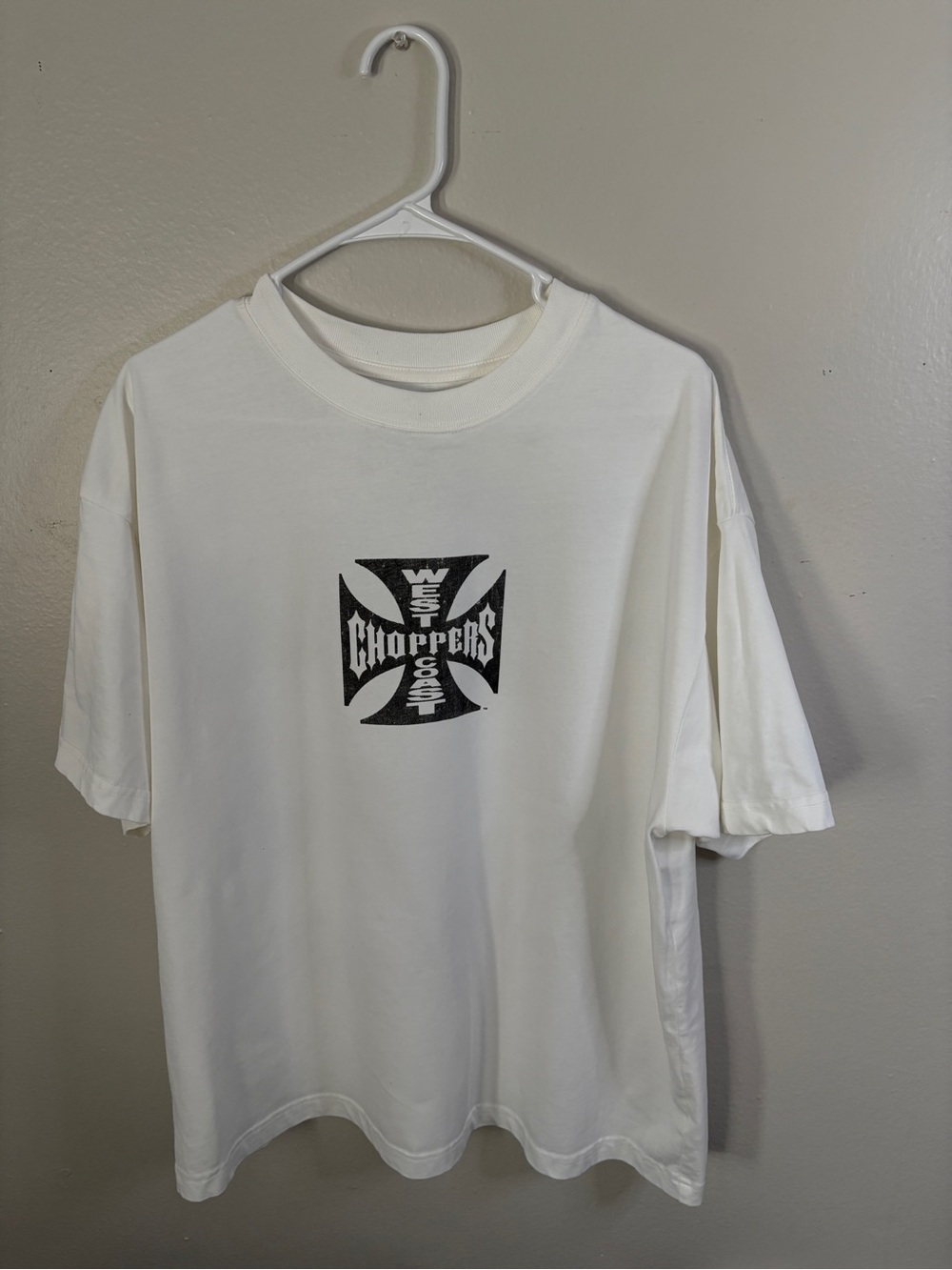 West Coast Choppers Graphic White Crewneck T-Shirt